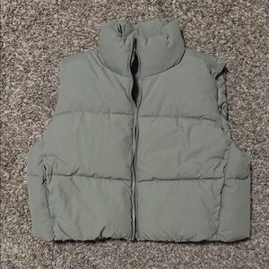 Green Puffer Vest